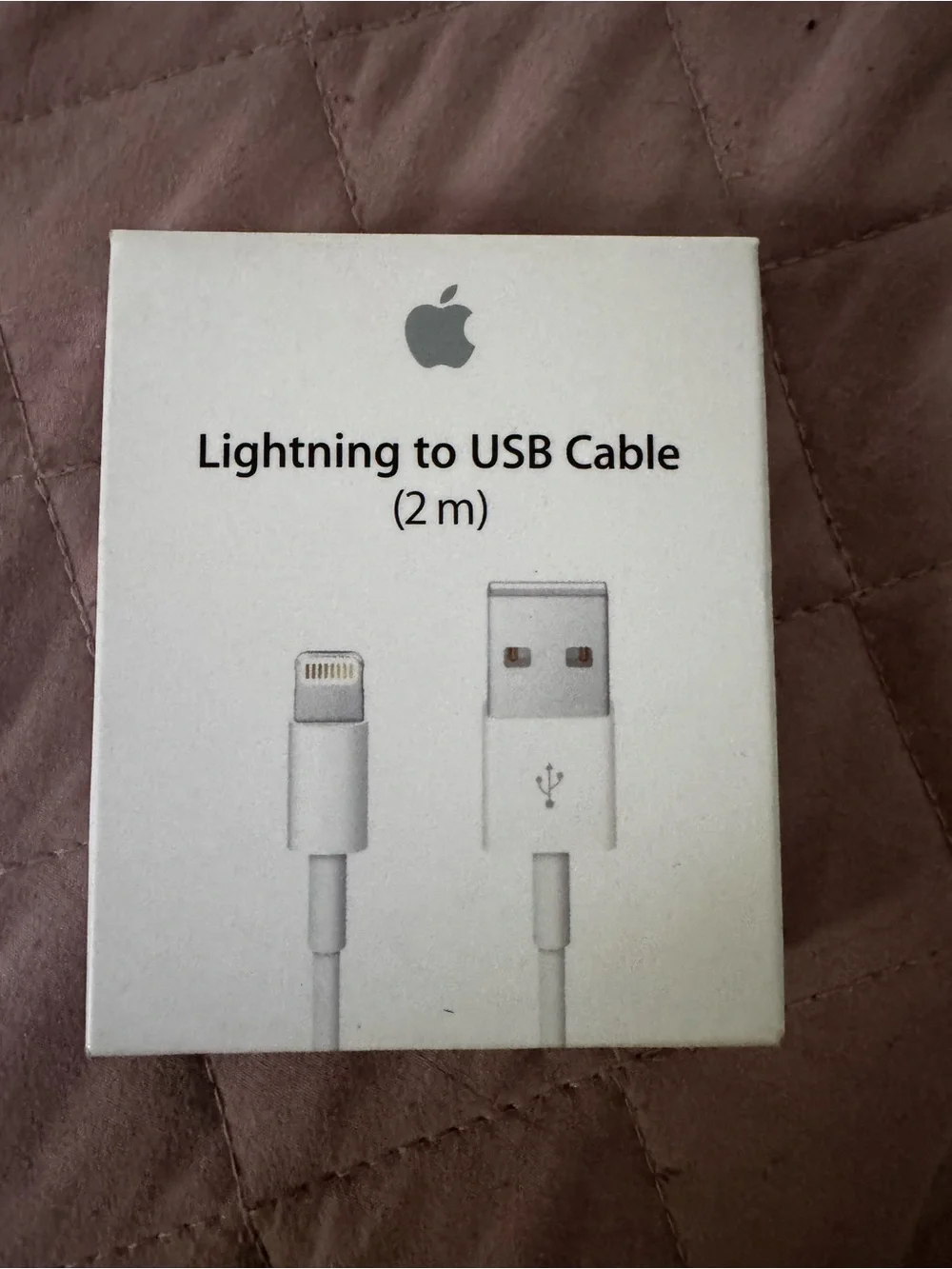 Apple Lightning to USB Cable (White) - Retail Box